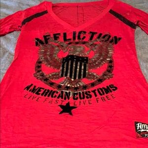 Long sleeve affliction shirt